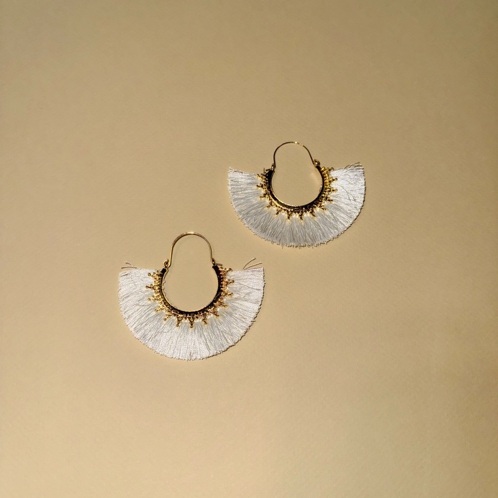 Boho hoop earrings N924